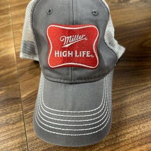 Miller High Life Gray Trucker Hat
